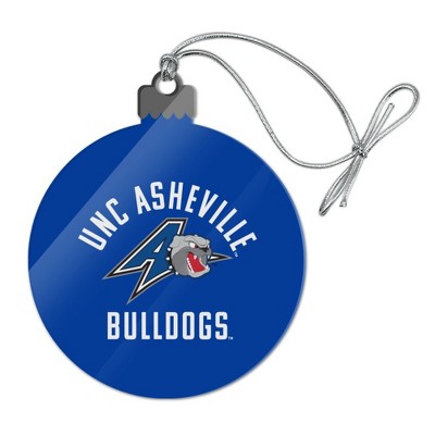 UNC Asheville Bulldogs Logo Acrylic Christmas Tree Holiday Ornament