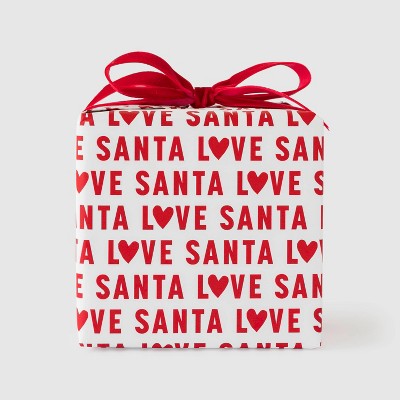 Red Love Santa Gift Wrap - Sugar Paper™