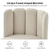 Set of 2 Barbara Contemparary Velvet Vanity Stool For Makeup Room, Moden Accent Side Chairs For Living Room With Shell Back And Golden Metal Legs| ARTFUL LIVING DESIGN - 4 of 4