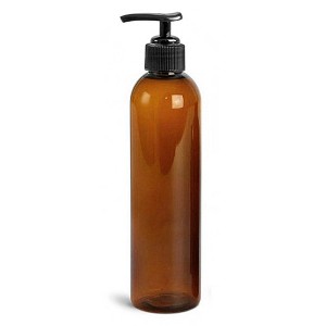 Royal Massage 8oz Bullet Round Massage Oil/Lotion/Liquid Bottle with Saddle Pump - 1 of 2