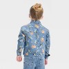 Toddler Girls' Bluey Denim Jacket - Blue - 2 of 3
