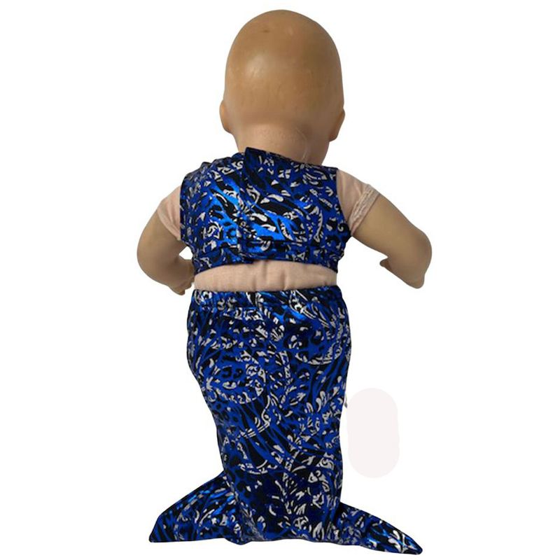 Doll Clothes Superstore Blue Mermaid Fits 15-16 Inch Baby Dolls, 4 of 5