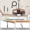 Airsurfer 19" 6 Speed Waterproof Ceiling Fan with 3 Color Temperatures LED Light and Remote,5 ABS Blades,Light with Memory Function - 4 of 4