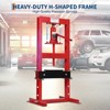20 Ton/6-Ton Hydraulic Shop Press,Heavy Duty Benchtop Hydraulic Press with 2 Press Plates, H-Frame Pneumatic Shop Press Adjustable Height for Garage - 2 of 4