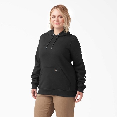 Dickies Women's Plus Water Repellent Sleeve Logo Hoodie