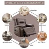 Bestier Massage Lift Recliner Chair with Heat and Vibration, Upholstered Reclining Chair with Cup Holder, Storage Pocket, USB Port for Living Room - 4 of 4