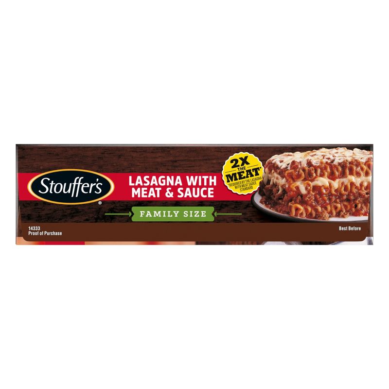 Stouffer's Frozen Lasagna with Meat & Sauce Family Size - 38oz, 5 of 14