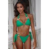 Moda Minx Iconic Isle 'Emerald' Atka Triangle Bikini Top - 3 of 4