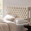 KTMBDW Tufted Upholstered Headboard Queen Size, Solid Wood Head Board with Durable Metal Legs, Adjustable Height Bed Beadboard - 3 of 4
