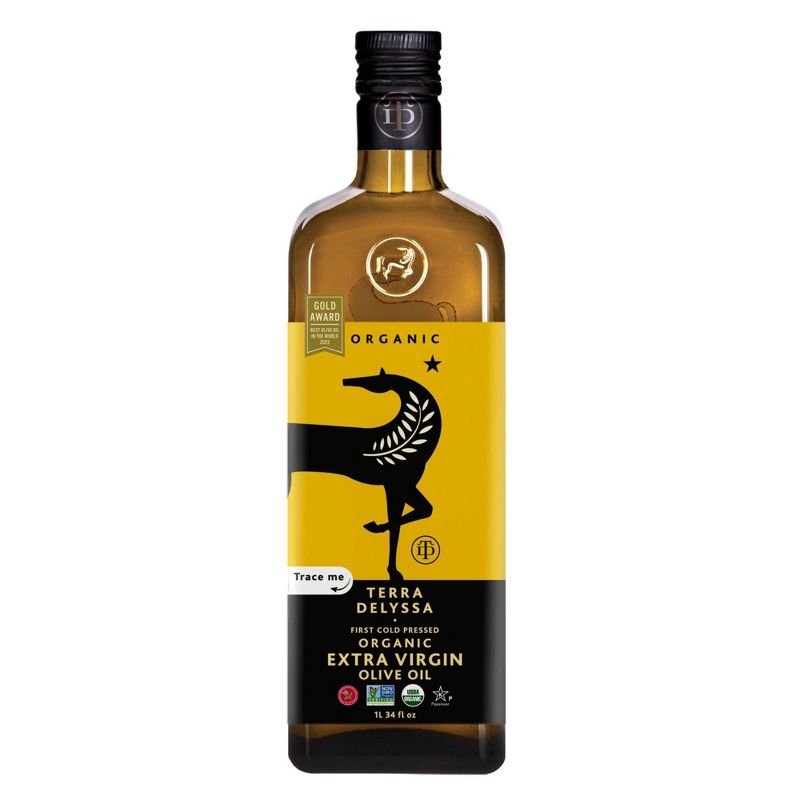 Terra Delyssa 100% Organic Extra Virgin Olive Oil - 34 fl oz, 1 of 9