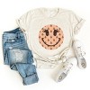Simply Sage Market Women's Smiley Face Peaches Short Sleeve Graphic Tee - 3 of 4
