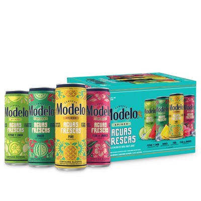 Modelo Spiked Aguas Frescas Variety Pack Flavored Malt Beverage - 12pk/12 fl oz Cans