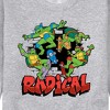 Men's - Teenage Mutant Ninja Turtles - Radical Group Graphic Fleece Sweatshirt - 2 of 4