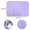 PiccoCasa Household Absorbent Memory Foam Coral Velvet Non-slip Bath Mats - 2 of 3