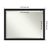 Amanti Art Downton Black Beveled Wood Framed Bathroom Vanity Wall Mirror - 3 of 4