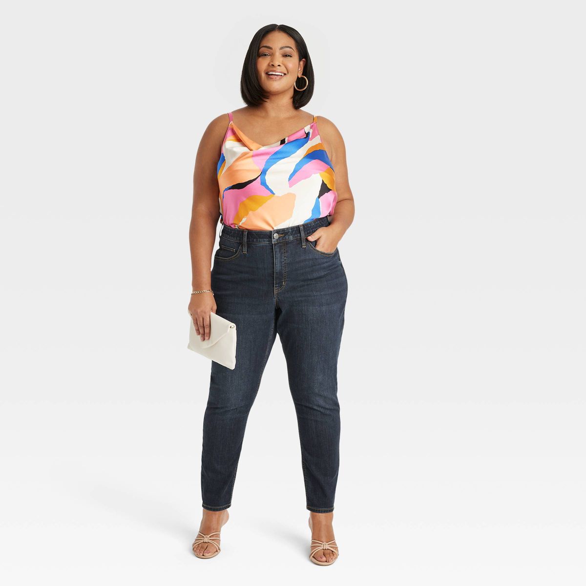 Women's High-Rise Skinny Jeans - Ava & Viv™ Full Length - thumbnail 6