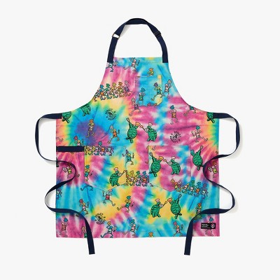 Hedley & Bennett The Essential Apron - Grateful Dead Rainbow Tie Dye