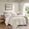 Okak All Size 3-Piece Thickened Knit Chenille Bed Comforter Set with Pillow Shams,Comfortable Lambswool Quilt Bedding Sets,Machine Washable - 3 of 4