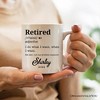 Definition of Retired Gift, Funny Mug for Retiree (Non-Custom Only)| OrnamentallyYou - image 3 of 3