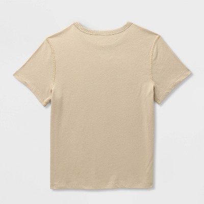 Cat & Jack Kids' 2pk Adaptive Short Sleeve Graphic T-Shirt - Cat & Jack™ Tan/Gray M — фото 2