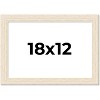 PosterPalooza | 18x12 Wide Barnwood Picture Frame, UV Acrylic, 6 Finishes - Grey, Brown, White, and Black - 2 of 4