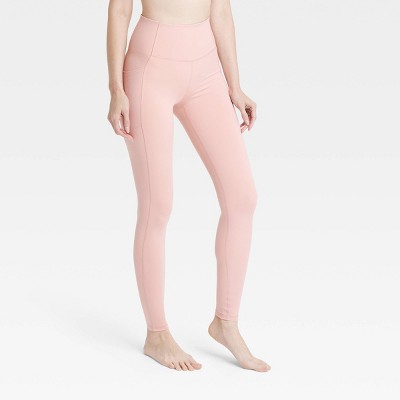 Women's Brushed Sculpt Curvy High-rise Leggings 28 - All In Motion™ Light  Pink M : Target