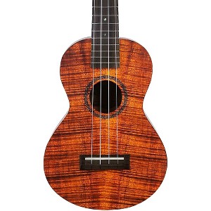Mahalo Artist Elite Concert Ukulele With Bag Koa Photo Flame - 1 of 4