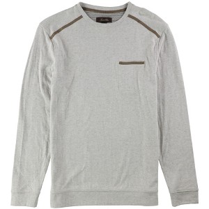 Tasso Elba Mens Faux-Suede Trim Basic T-Shirt - 1 of 1