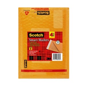 Scotch 4pk 6" x 9" Bubble Smart Mailer - 1 of 4