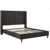 Sapphtopaz Bed Frame Tall Headboard Upholstered Bed Frame with Headboard Sleigh Bed Bedroom Furniture, No Box Spring Needed - 2 of 4