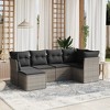 vidaXL Garden Sofa Set Grey Poly Rattan Large Modular Garden Sofa Set - 2 of 4