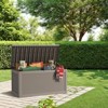 Naysaye Deck Boxes, 260 Gal Outdoor Storage Deck Box, Small Patio Storage Bin for Garden Tools, Brown, 67.72"*32.24"*33.66" - 2 of 4