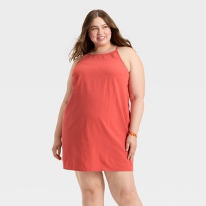 Women's Halter Mini Dress - A New Day™ - 1 of 3