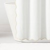 Lush Decor Coastal Chic Scallop Edge Shower Curtain - 4 of 4