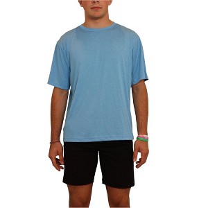 Reebok Mens Endurance Basic T-Shirt, Blue, Large - 1 of 4