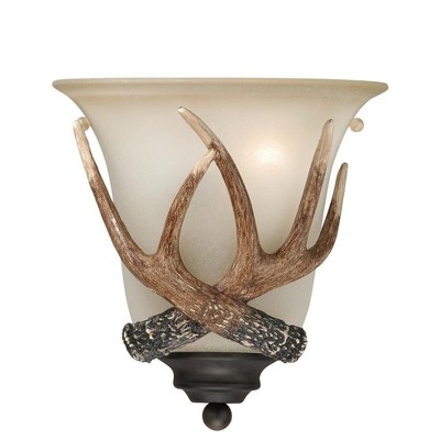 Vaxcel Yoho 1 - Light Sconce in  Black Walnut