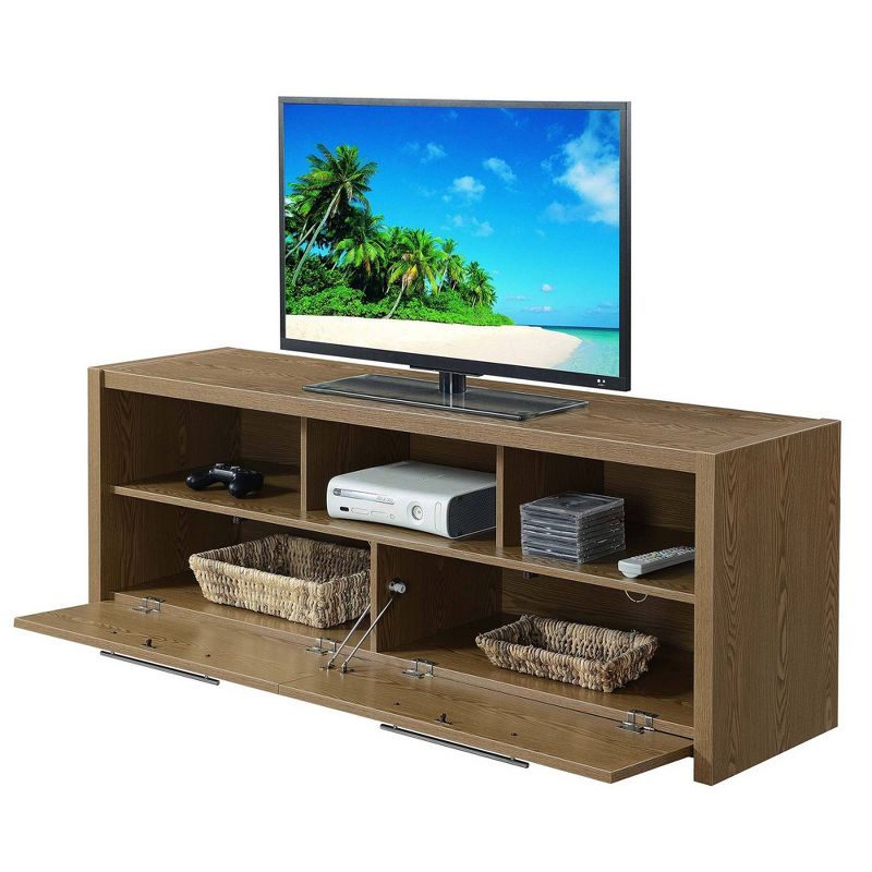 Newport Marbella TV Stand for TVs up to 60" with Cabinets and Shelves - Breighton Home, 4 of 8