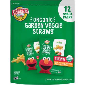 Earth's Best Sesame Street Veggie Straws MultiPack - 12pk/6oz