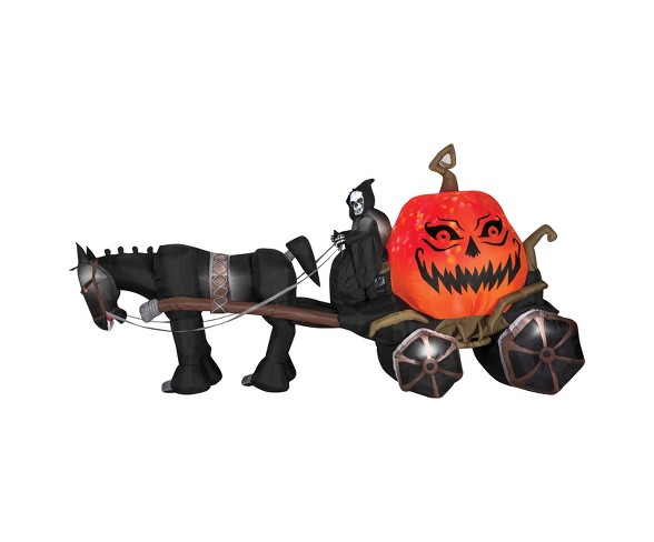 85" Halloween Reaper Projection Airblown