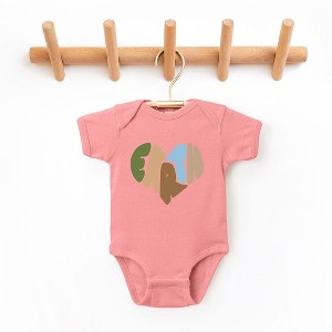 The Juniper Shop Earth Heart Baby Bodysuit - 1 of 2