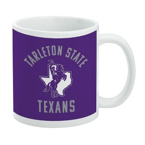Tarleton State University Texans Ceramic Coffee Mug Novelty Gift Mugs for Coffee Tea and Hot Drinks 11oz White - 1 of 4