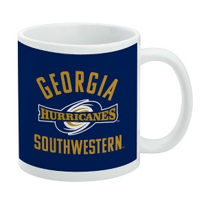 Georgia Southwestern State University Hurricanes Logo Ceramic Coffee Mug Novelty Gift Mugs for Coffee Tea and Hot Drinks 11oz White - 1 of 4