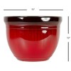 Gardener's Select Madison Planter, Red Drip, 15in - 2 of 2