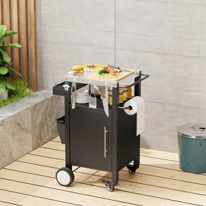 Outdoor Grill Table with Storage - 1 of 4