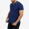 X RAY Mens Slim Fit Knit Polo Sweater - 3 of 4