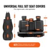 VEVOR Seat Covers, Universal Car Seat Covers Full Set Seats, Front and Rear Seat, 9pcs Faux Leather Seat Cover, Semi-enclosed Design - 3 of 4
