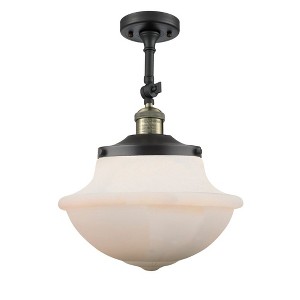 Oxford - 1 Light Adjustable Semi-Flush Mount In Traditional Style-15.5 Inches Tall and 11.75 Inches Wide - 1 of 1