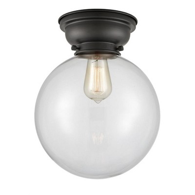 Beacon - 1 Light Flush Mount In Industrial Style-11.15 Inches Tall and 10 Inches Wide
