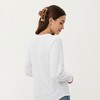 Anna-Kaci Women's Long Sleeve Eyelet Embroidered Top with V-Neckline and Ruffle Cuffs - 2 of 4