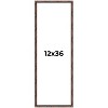 PosterPalooza | 12x36 Bamboo Picture Frame, UV Acrylic, 4 Finishes - Brown, Black, Gold, and Natural - 2 of 4